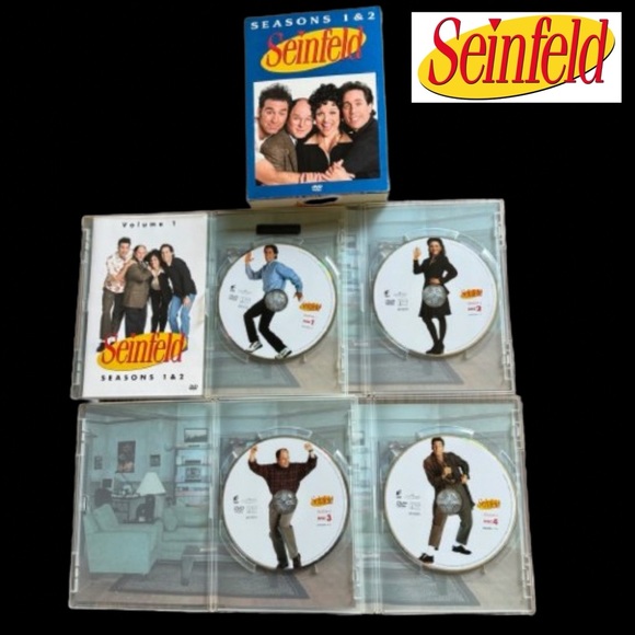 NEW Seinfeld Seasons 1, 2, & 3 DVD Box Set (8 Discs) - Picture 5 of 6